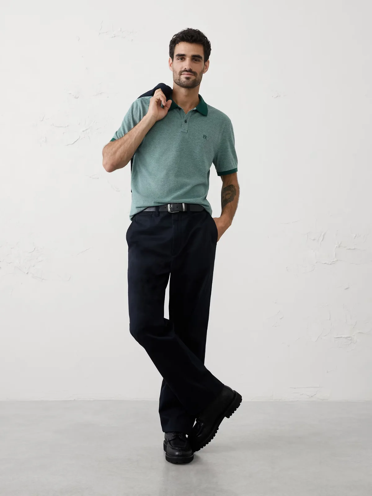 Standard-Fit Pique Polo by Banana Republic