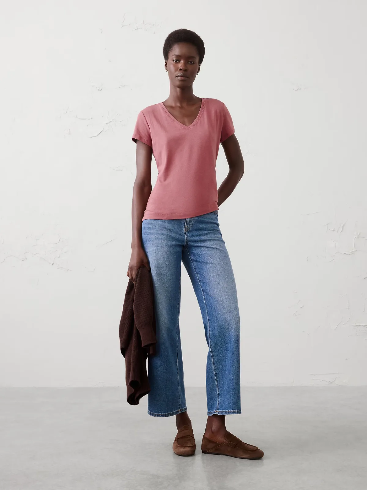 Timeless V-Neck T-Shirt by Banana Republic