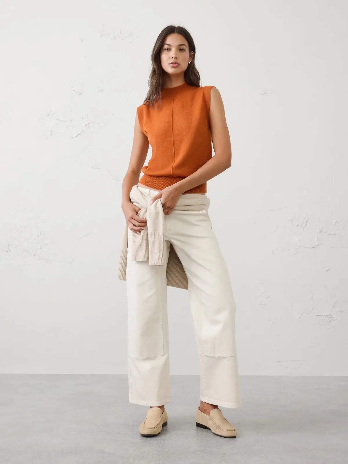 Mockneck Shell Sweater by Banana Republic