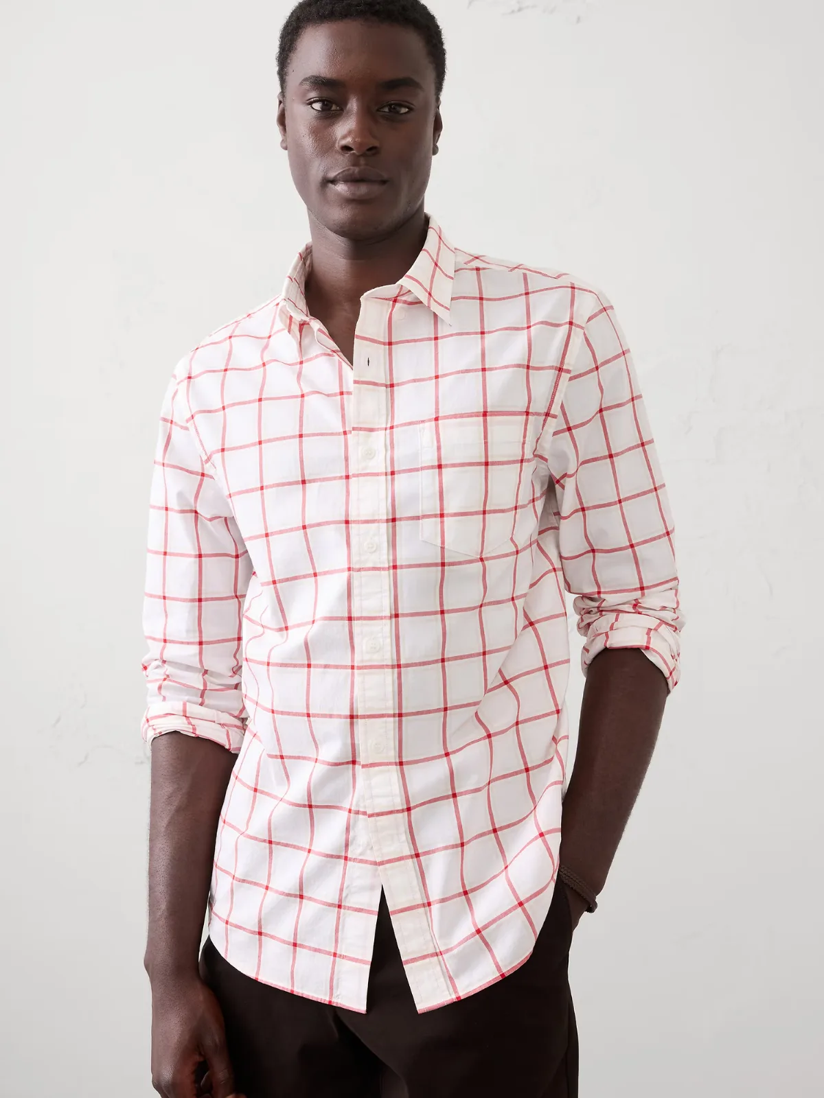 Slim-Fit Softwash Cotton Shirt by Banana Republic