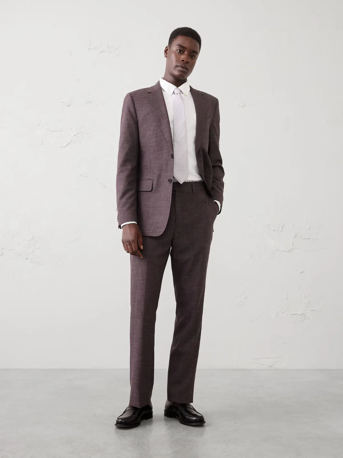 Hopsack Suit Trouser by Banana Republic