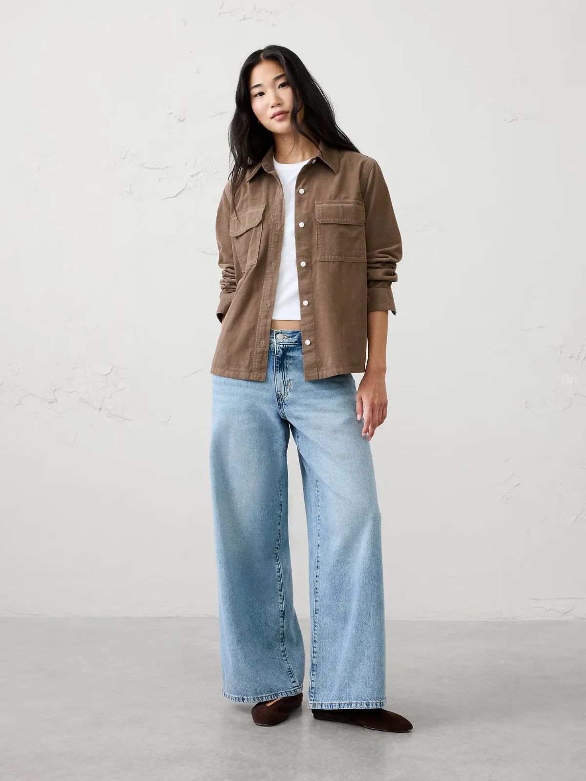 Relaxed Corduroy Shirt by Banana Republic