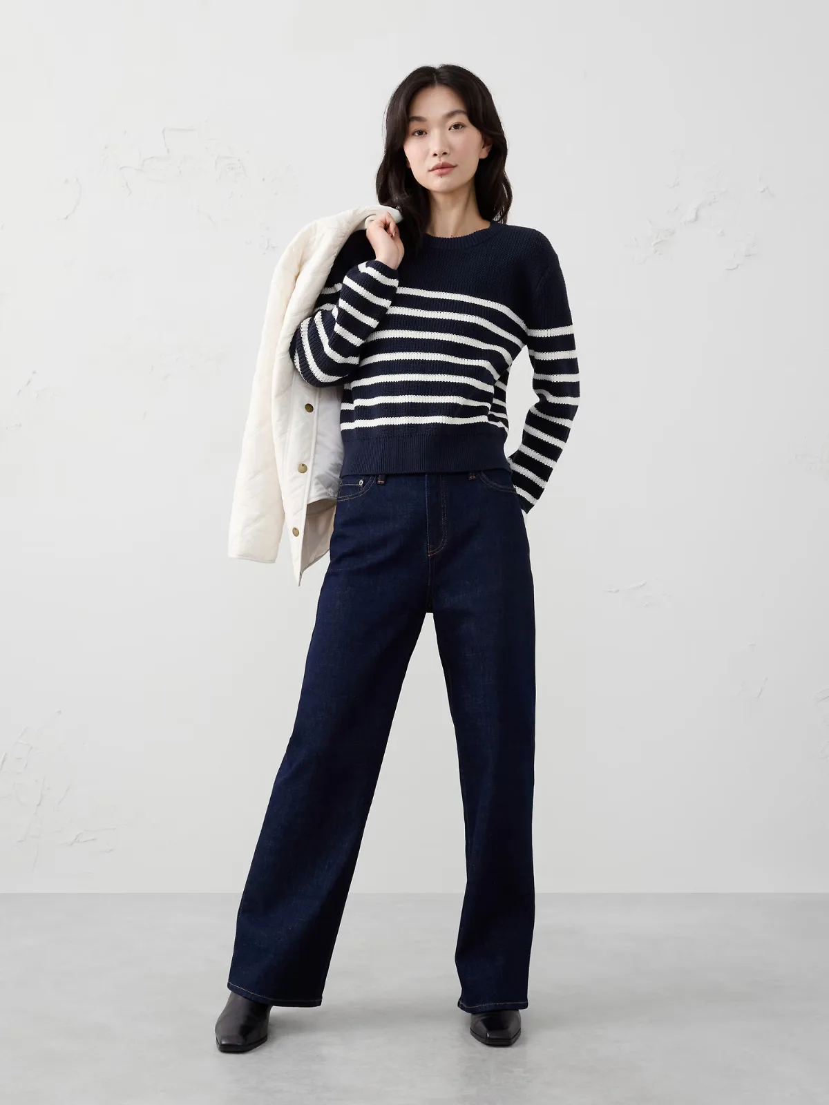 Textured Pullover Sweater by Banana Republic