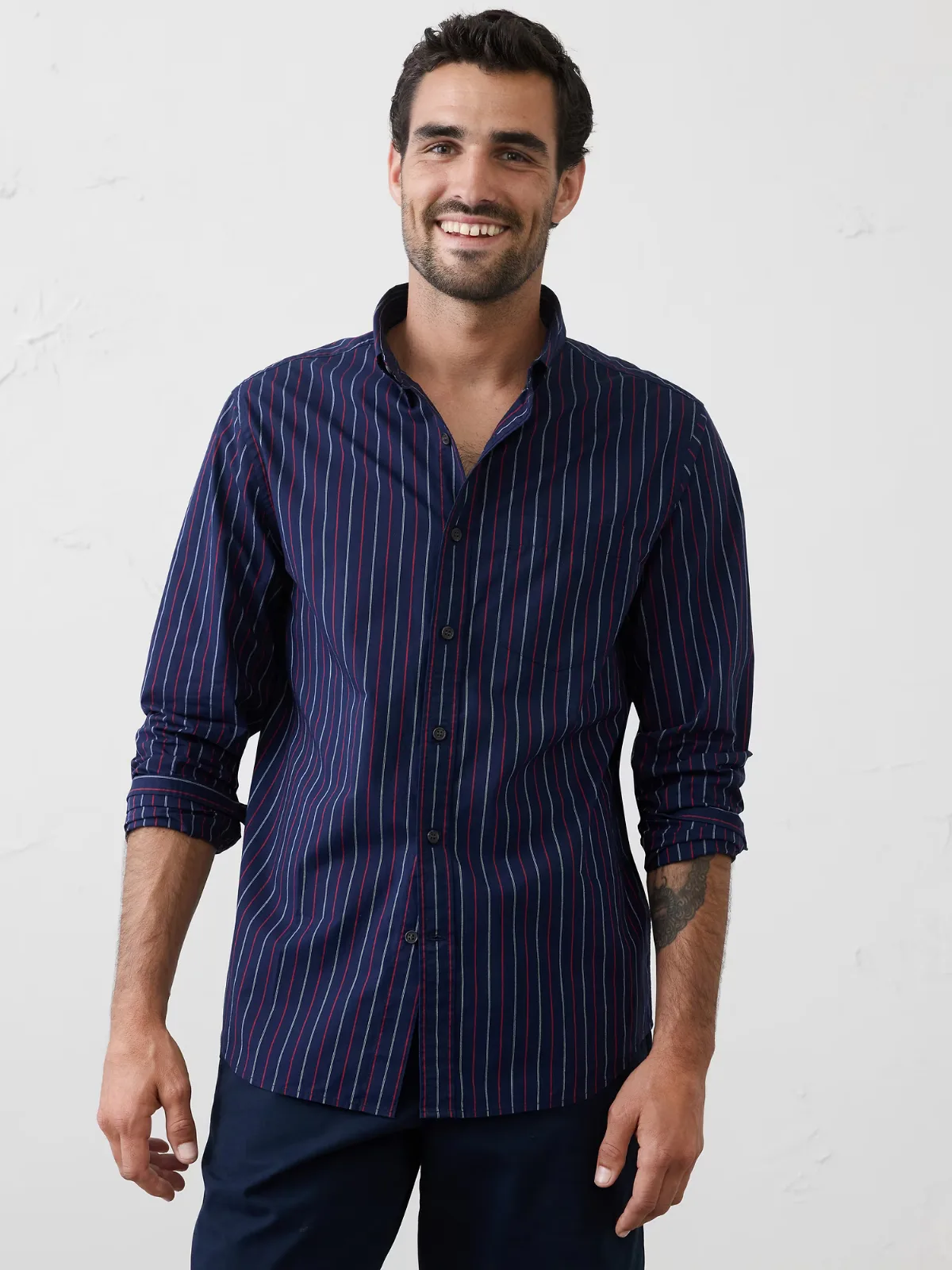 Slim-Fit Softwash Cotton Shirt by Banana Republic