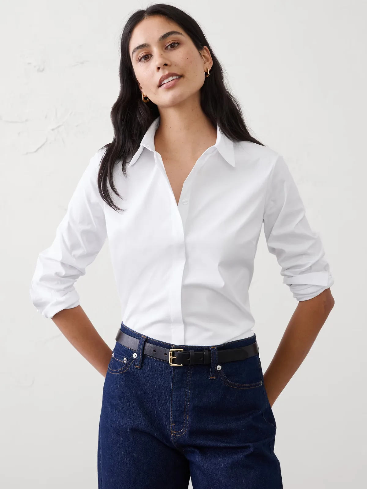 Easy Care Tailored Shirt by Banana Republic