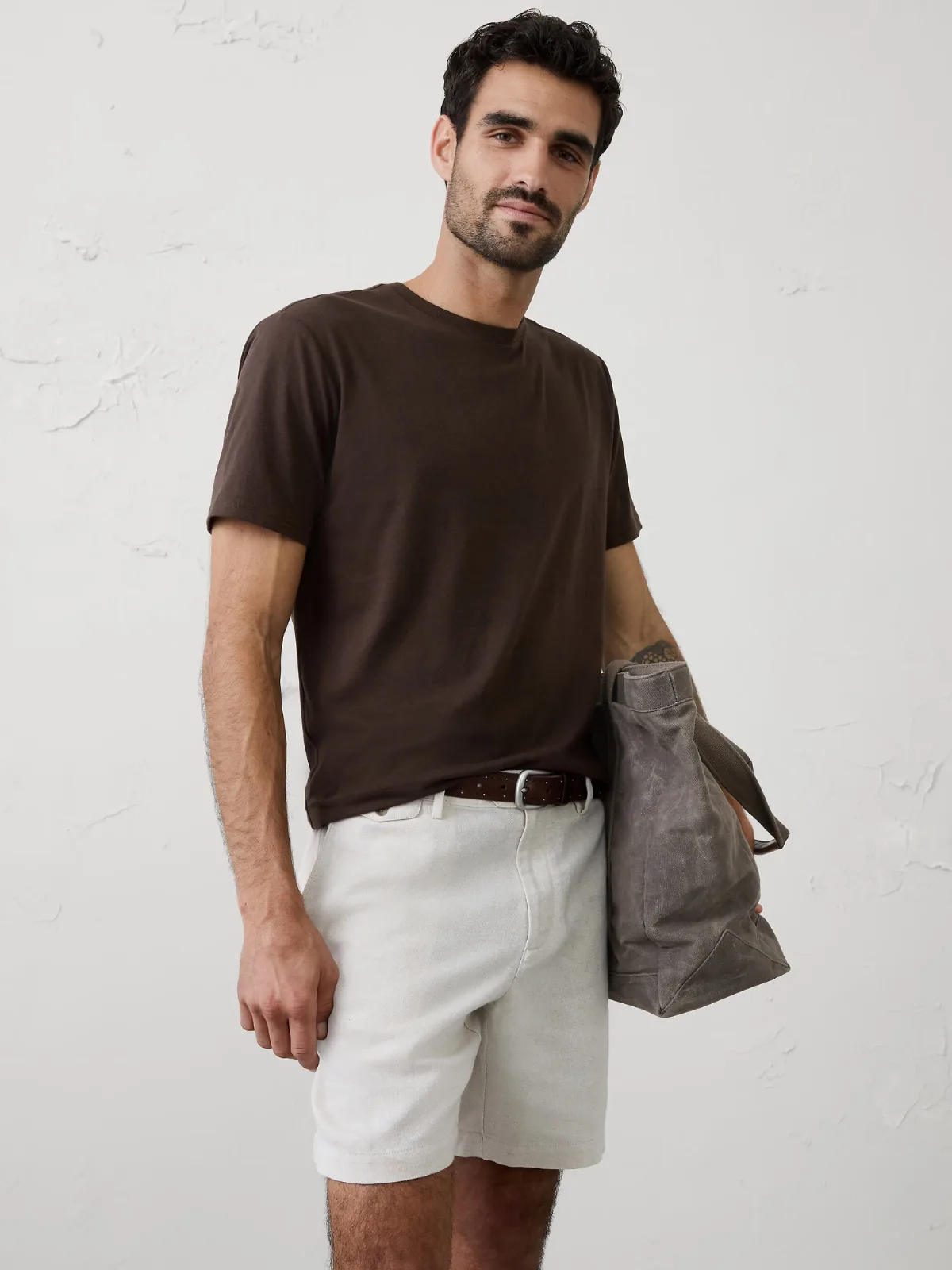 Standard-Fit Premium Wash Crew-Neck T-Shirt by Banana Republic
