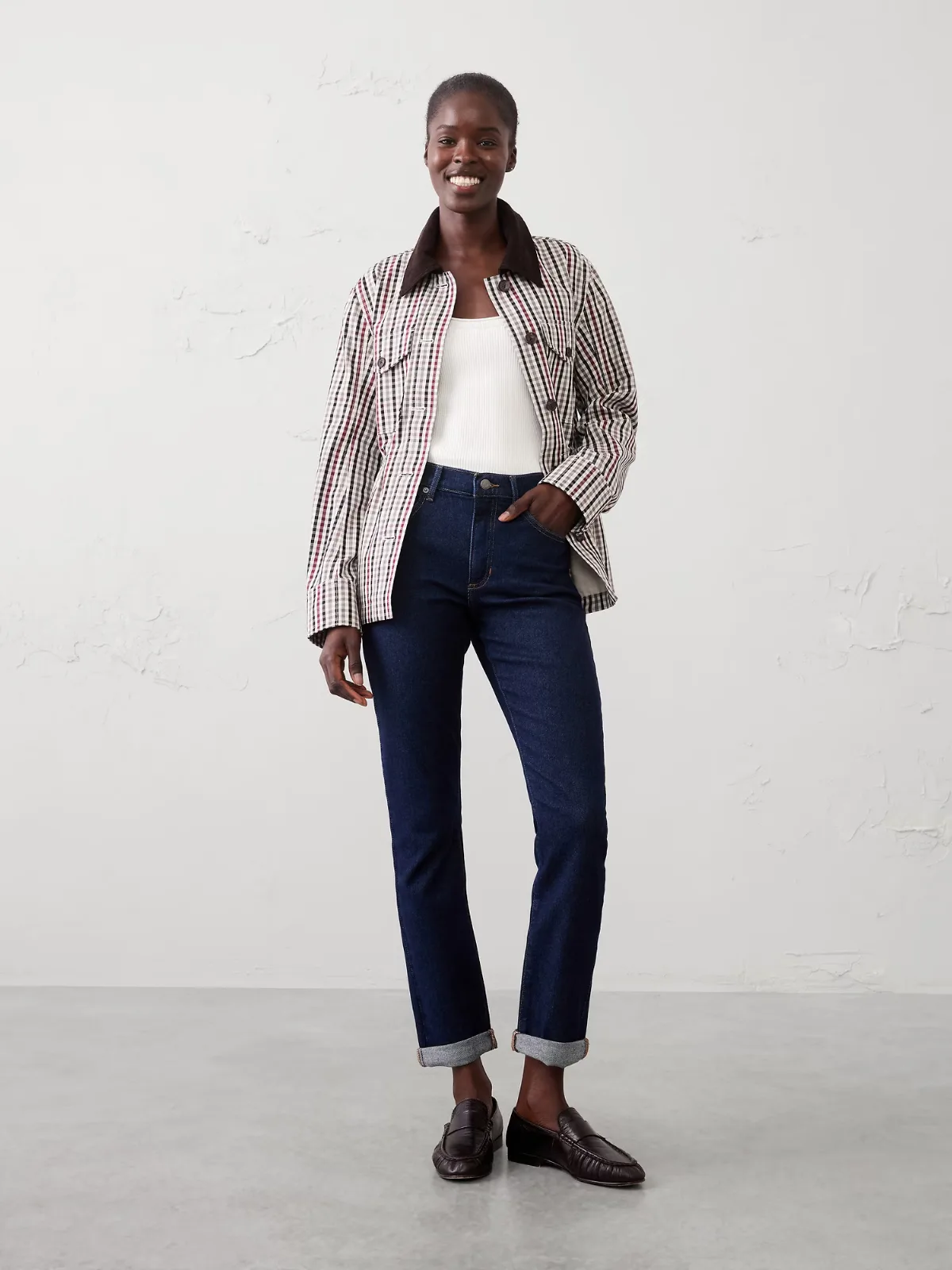 Girlfriend Mid-Rise Jean