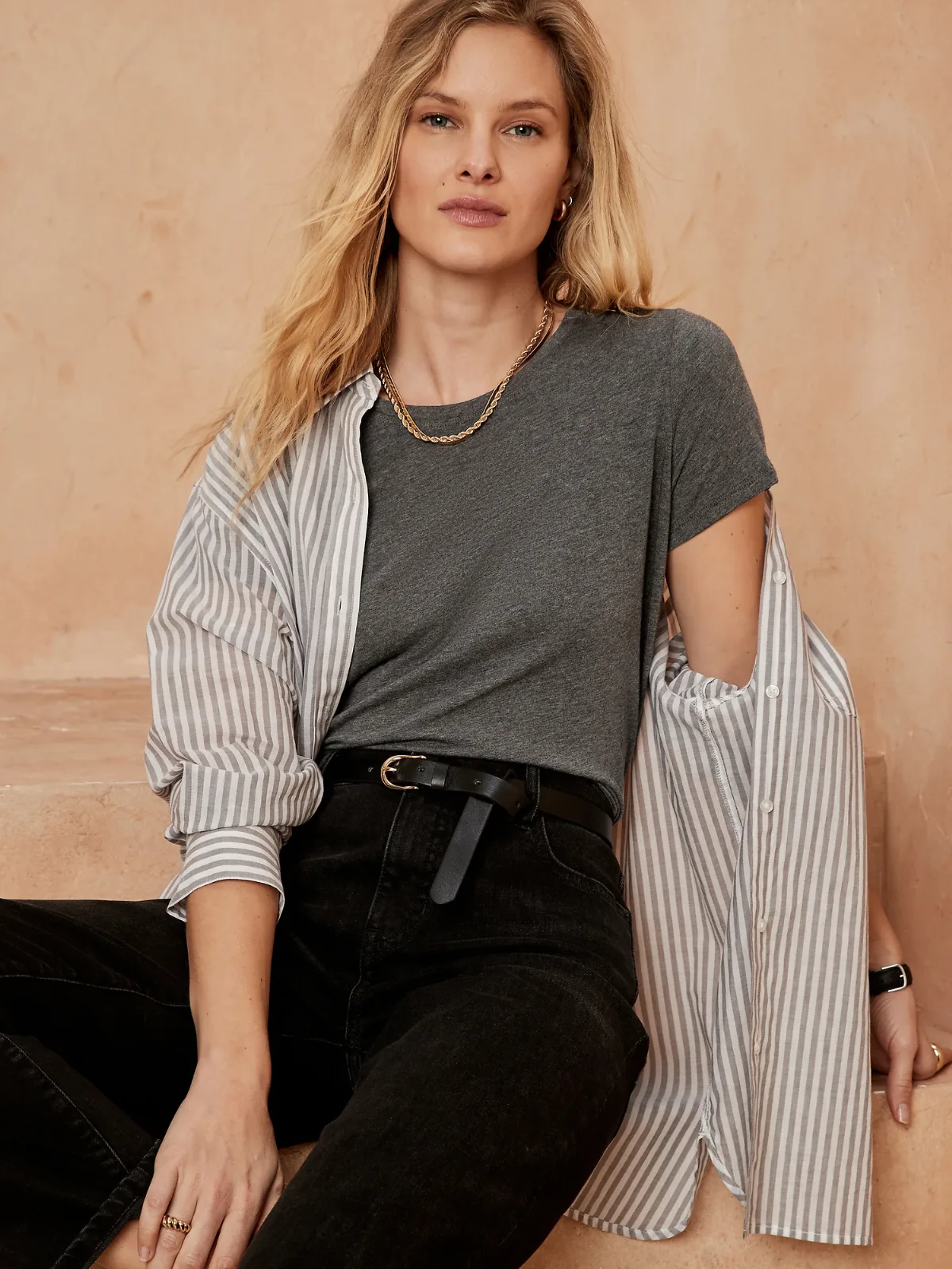 Timeless Crew-Neck T-Shirt by Banana Republic