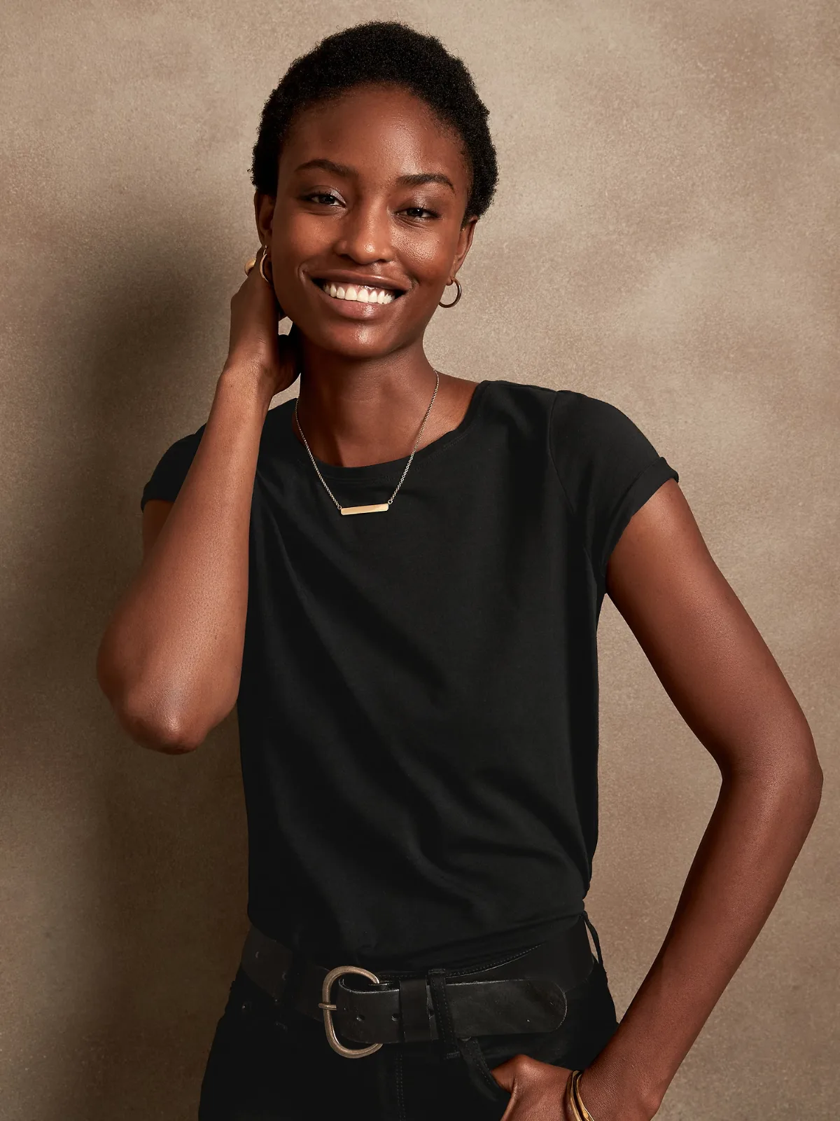 Timeless Crew-Neck T-Shirt by Banana Republic
