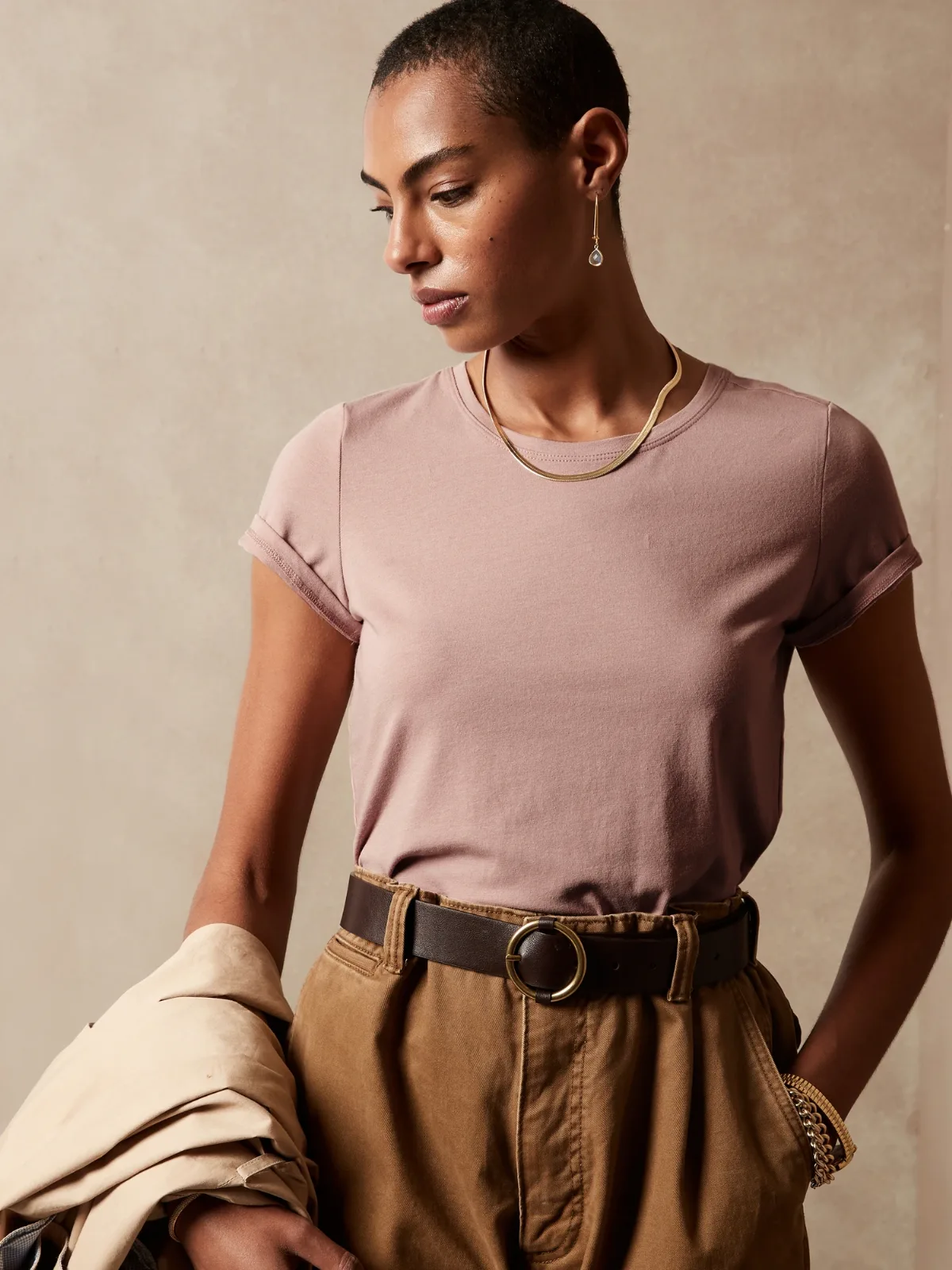 Timeless Crew-Neck T-Shirt by Banana Republic