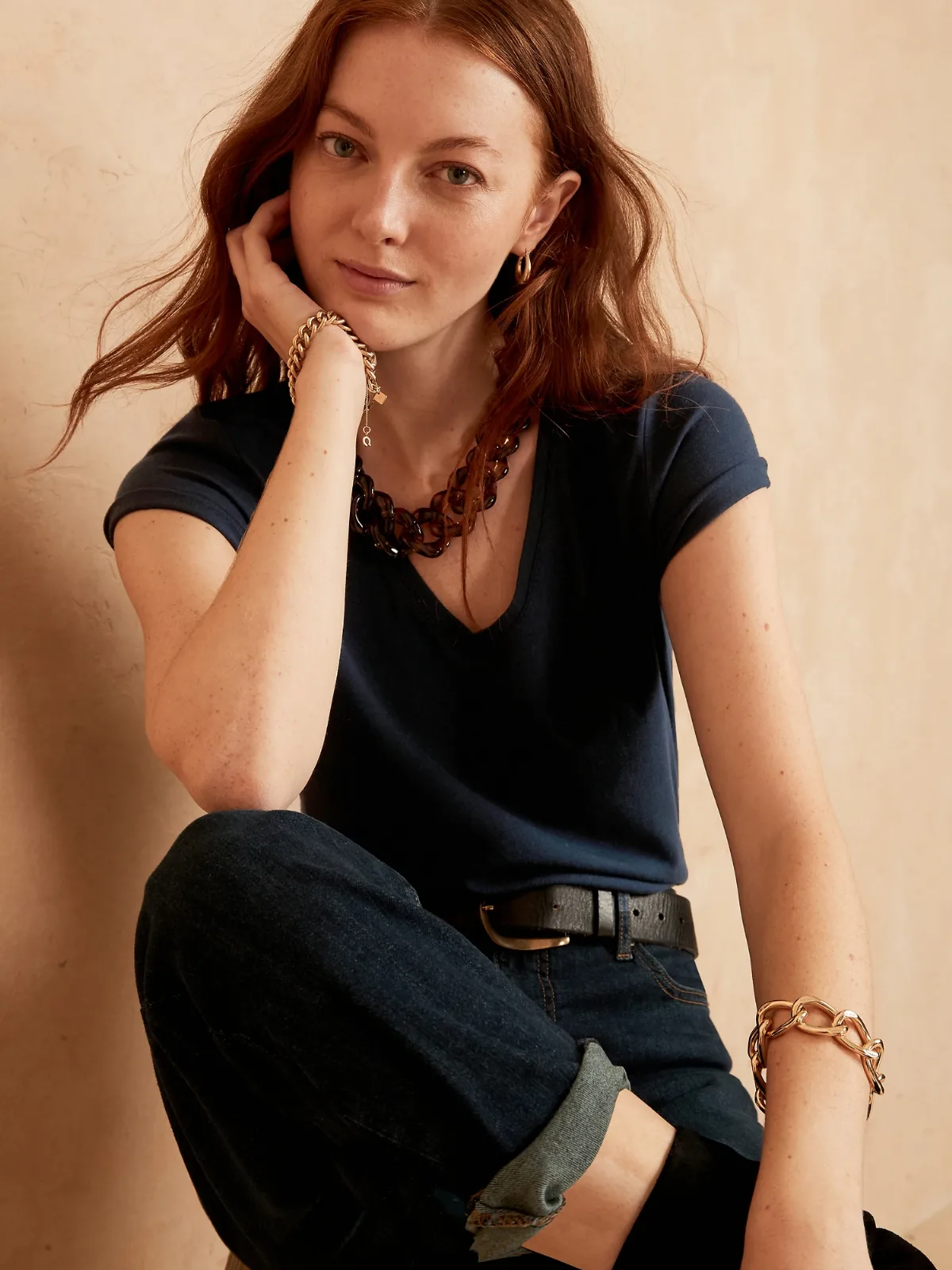 Timeless V-Neck T-Shirt by Banana Republic