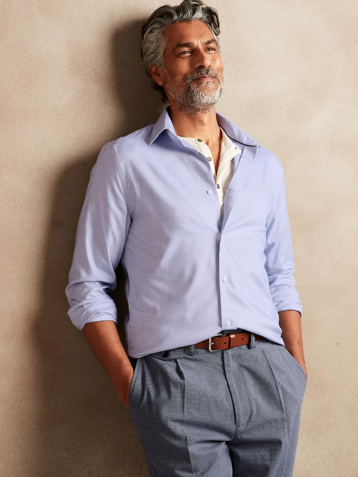 Slim-Fit Dress Shirt by Banana Republic