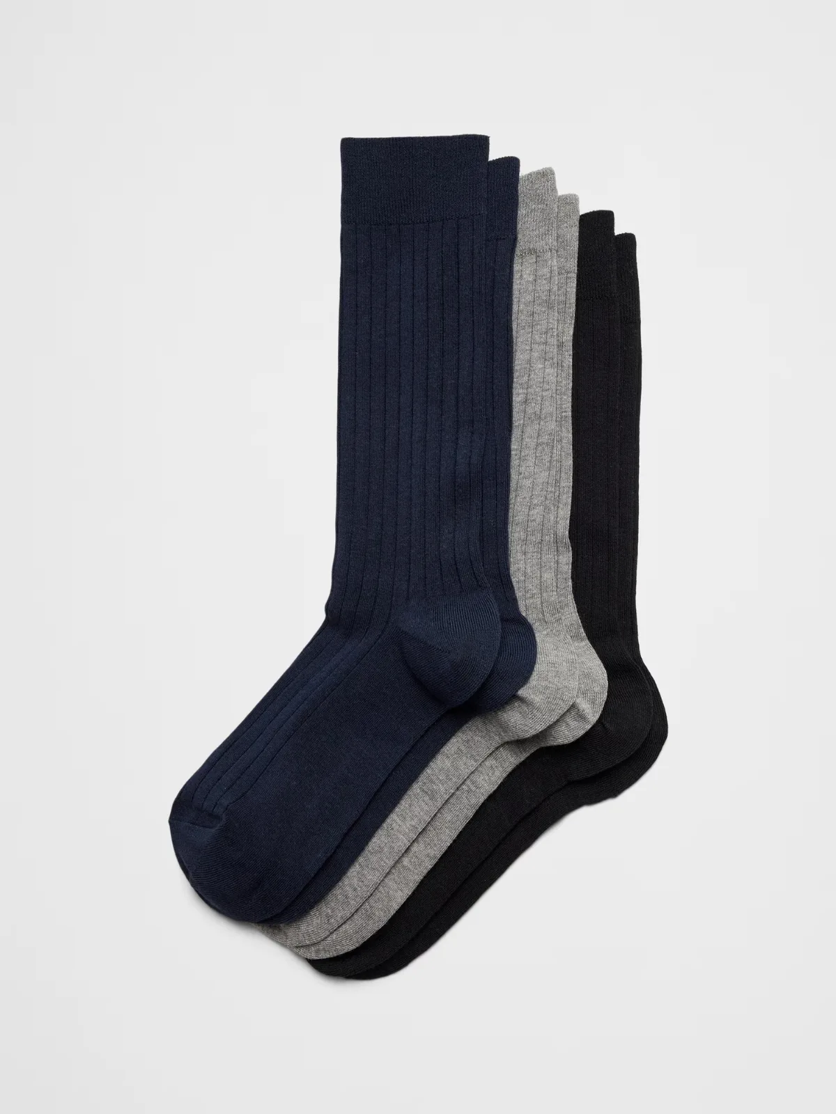 Ribbed Dress Socks (3 Pack) by Banana Republic