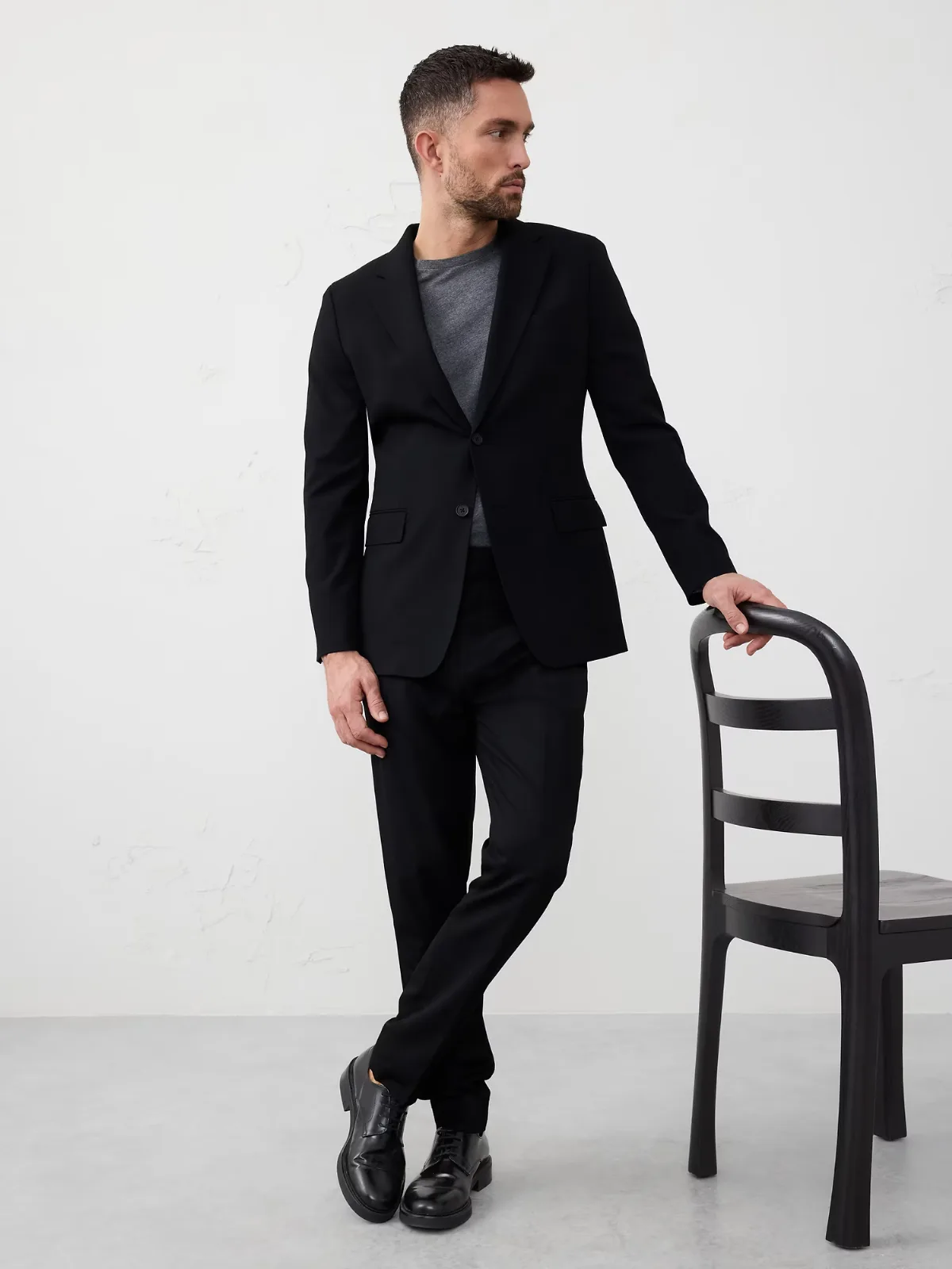 Plain Weave Suit Jacket by Banana Republic