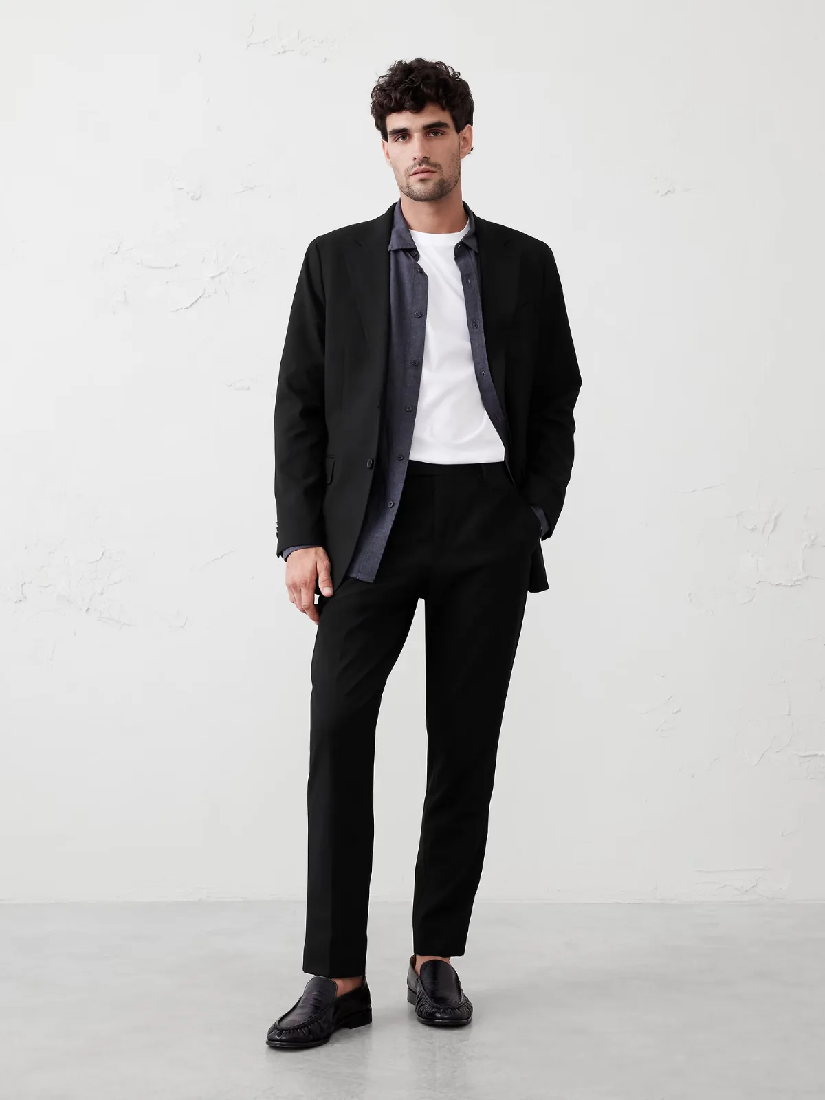 Plain Weave Suit Trouser by Banana Republic