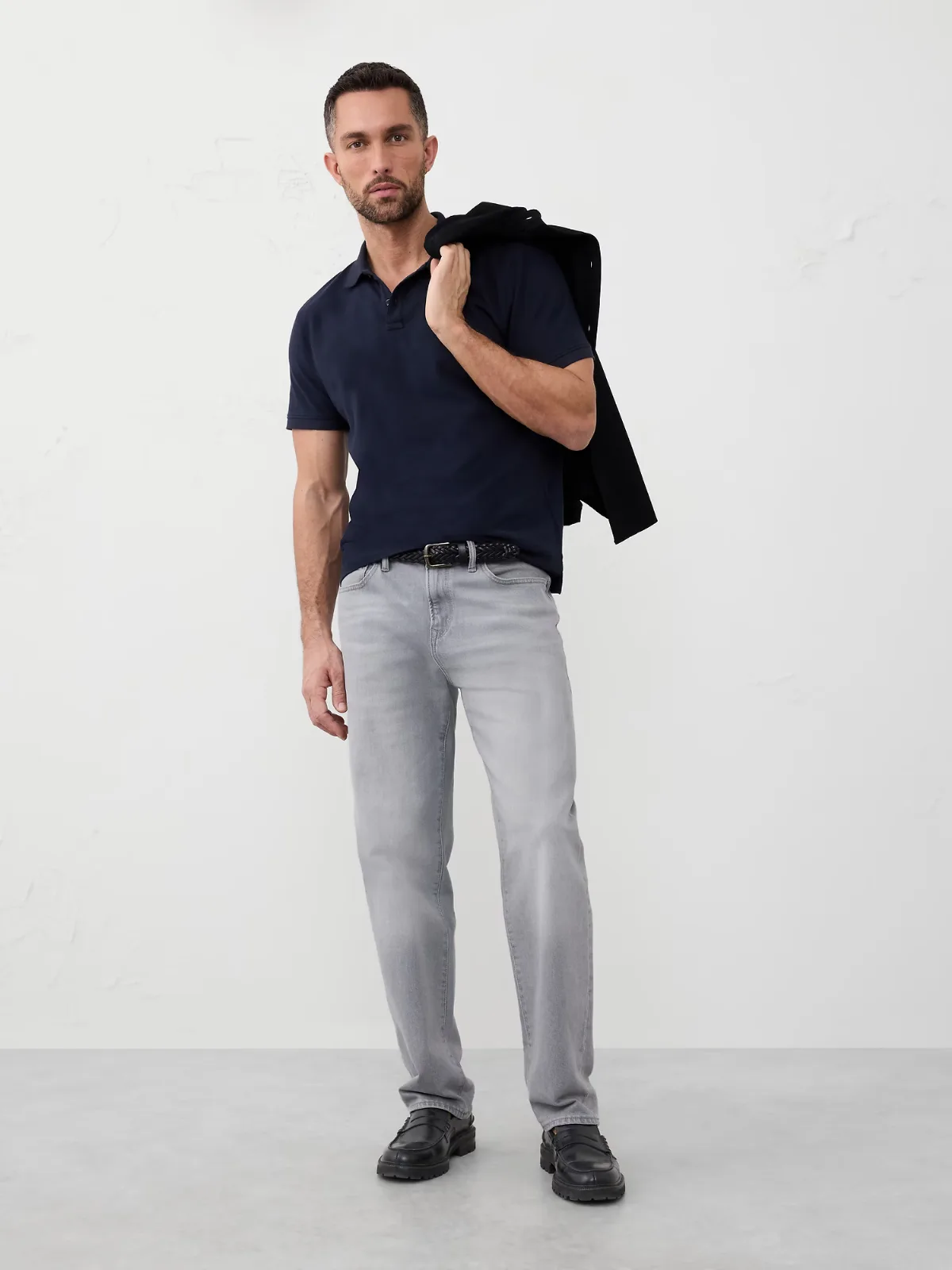 Standard-Fit Pique Polo by Banana Republic