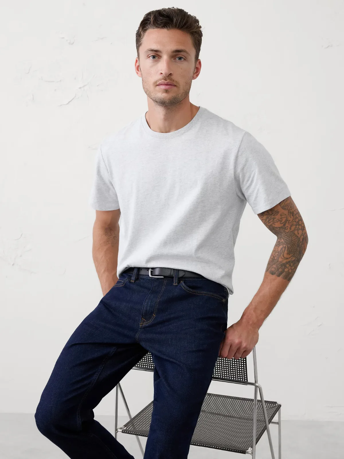Signature Midweight Cotton T-Shirt by Banana Republic