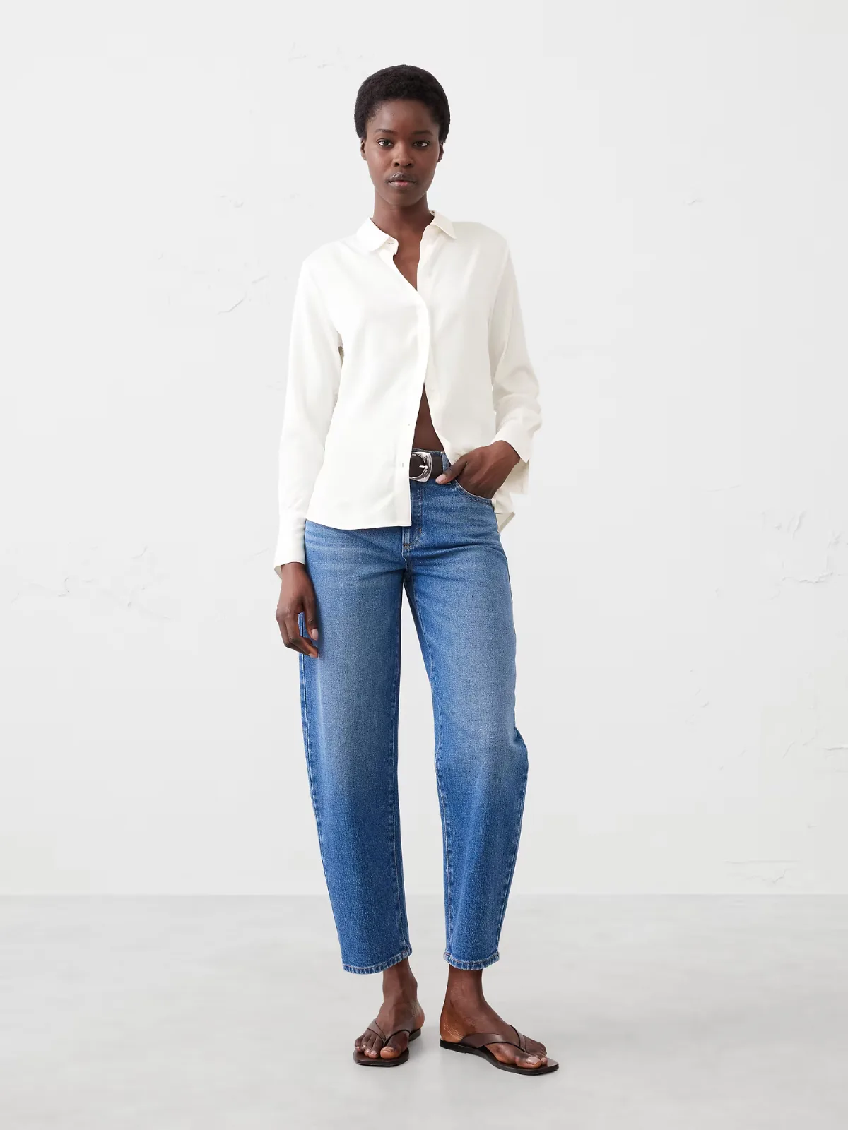 Silky Classic Shirt by Banana Republic