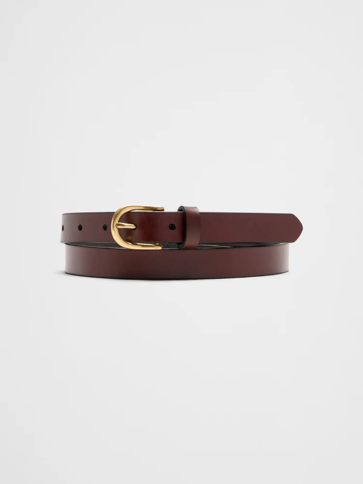 Skinny Leather Trouser Belt