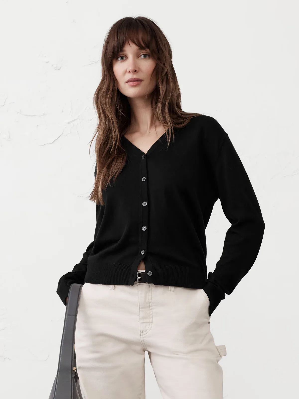 Forever V-Neck Cardigan Sweater