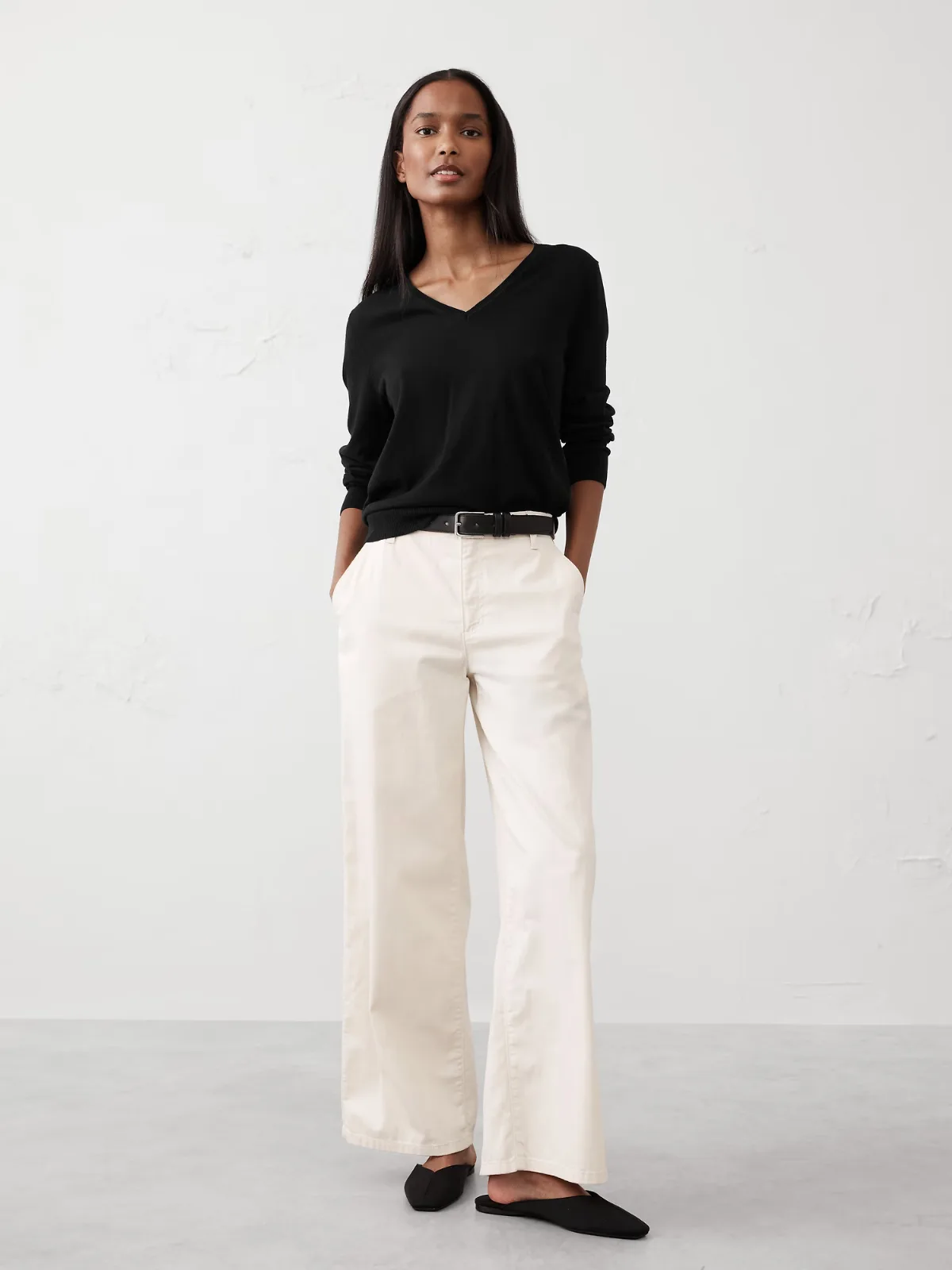Forever V-Neck Sweater by Banana Republic