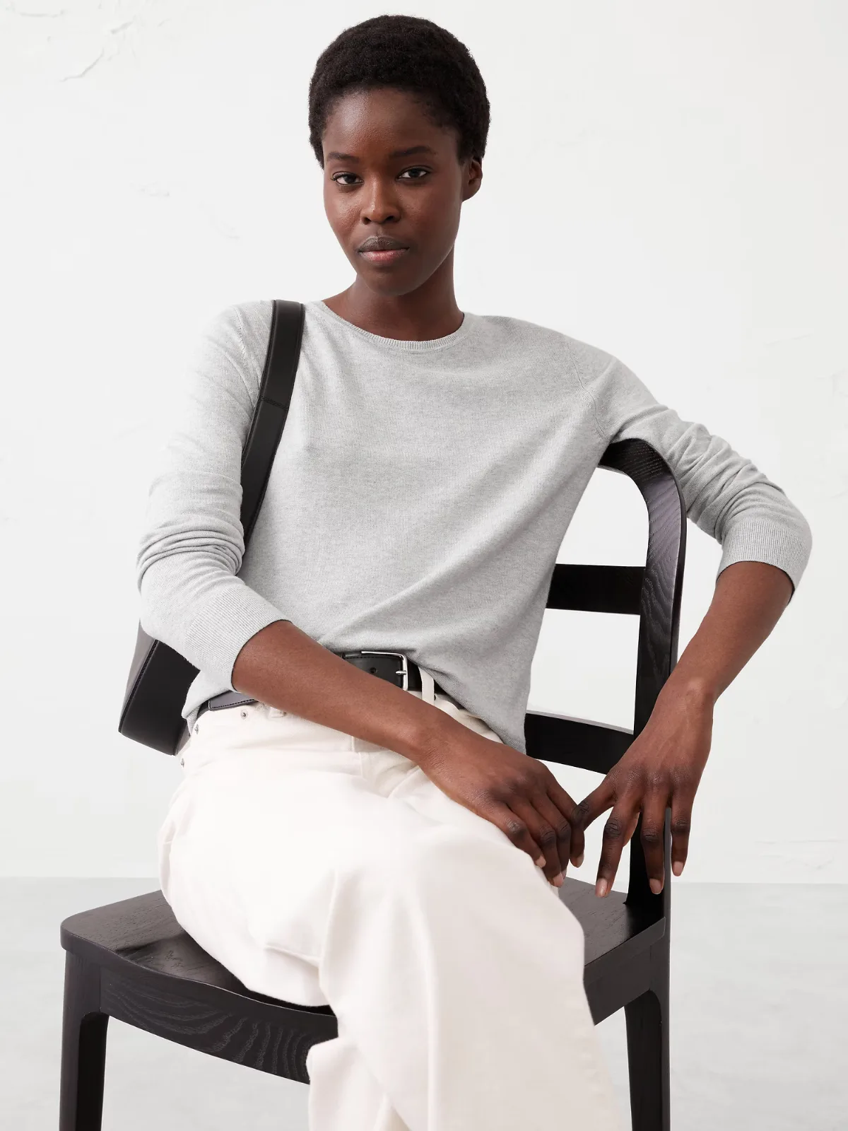 Forever Crew-Neck Sweater by Banana Republic