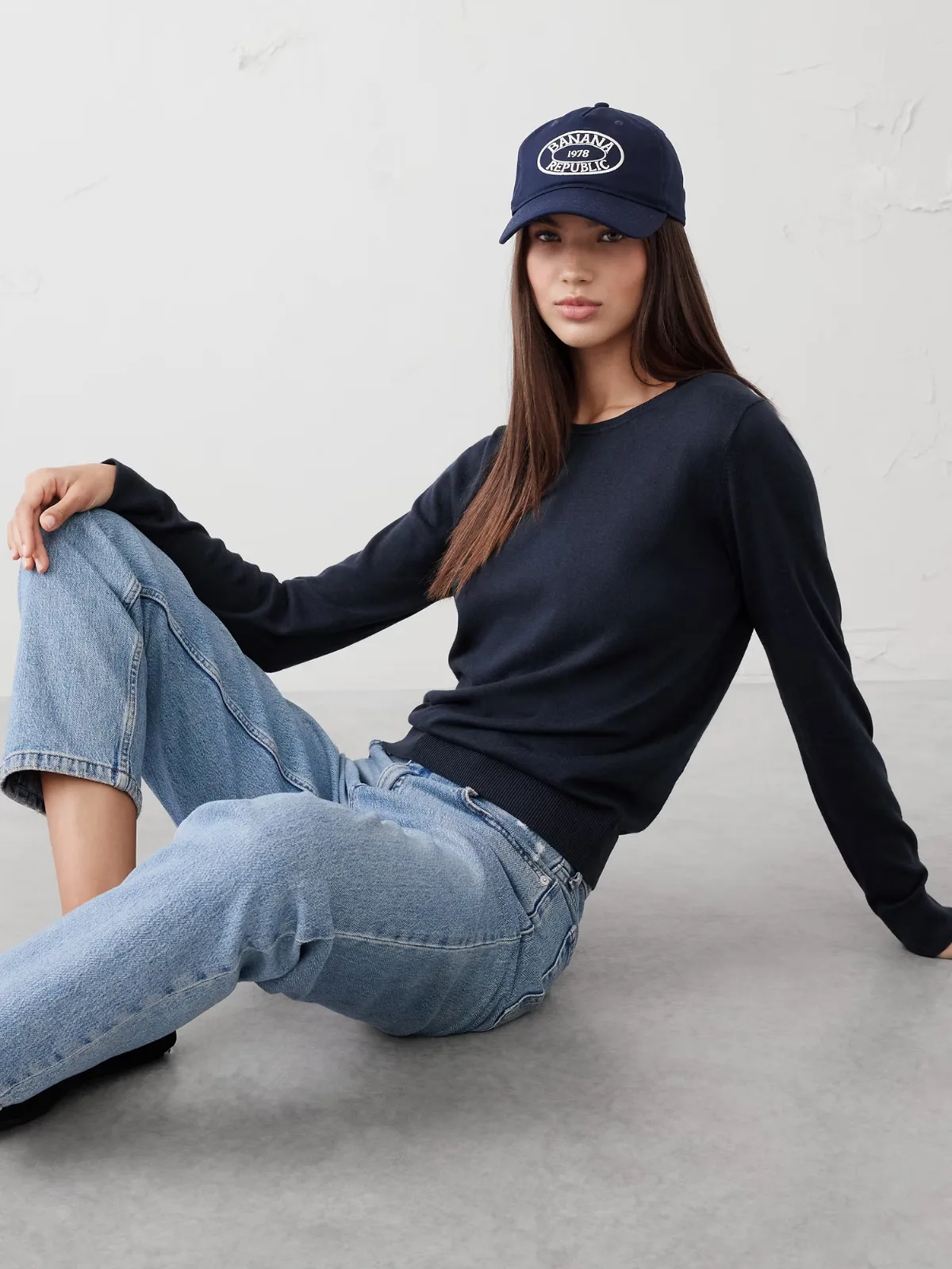 Forever Crew-Neck Sweater by Banana Republic