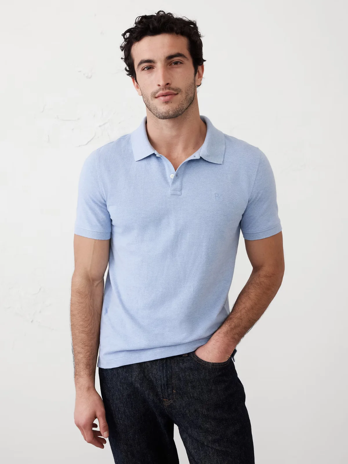 Slim-Fit Pique Polo by Banana Republic