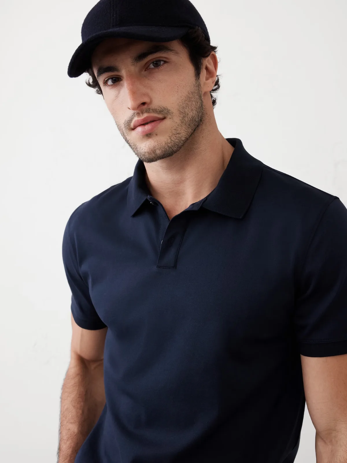 Standard-Fit Luxe Touch Polo by Banana Republic