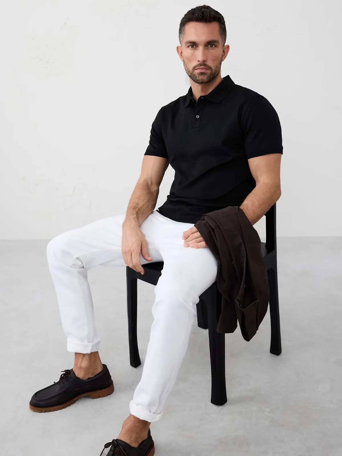 Standard-Fit Luxe Touch Polo by Banana Republic