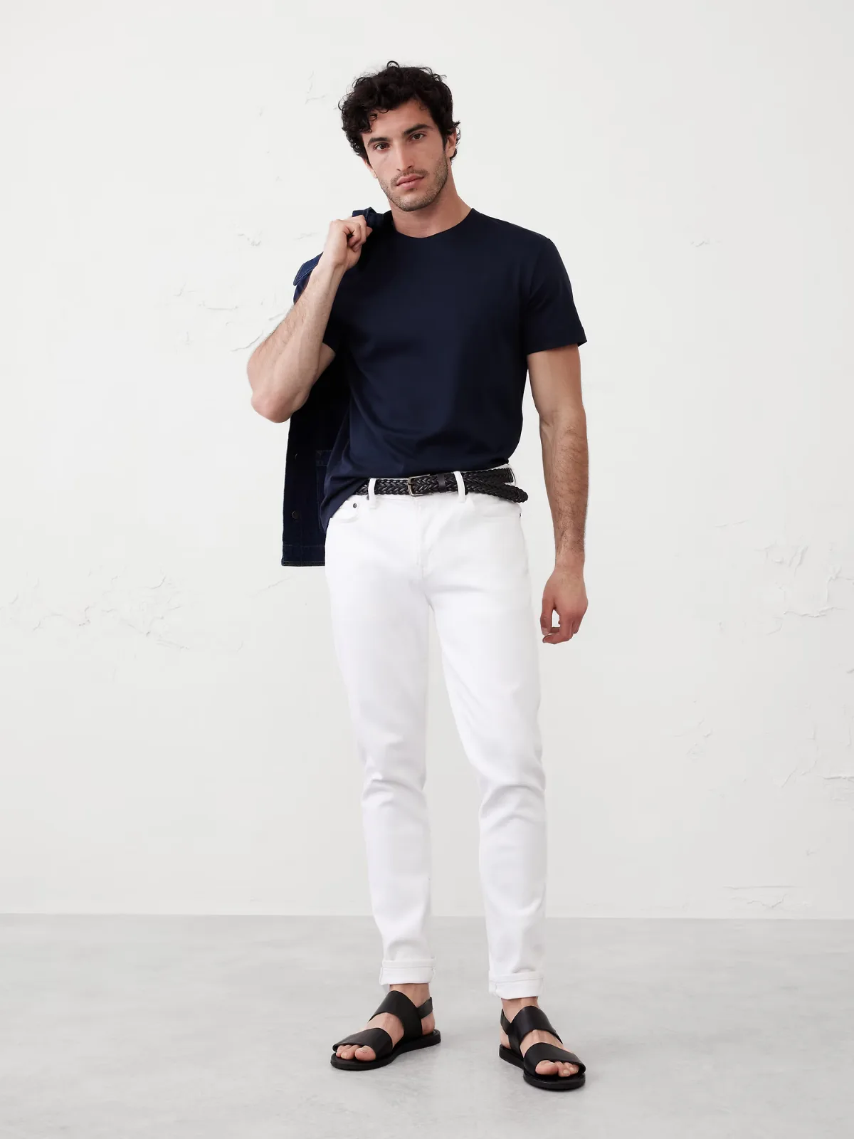 Luxe Touch Crew-Neck T-Shirt by Banana Republic