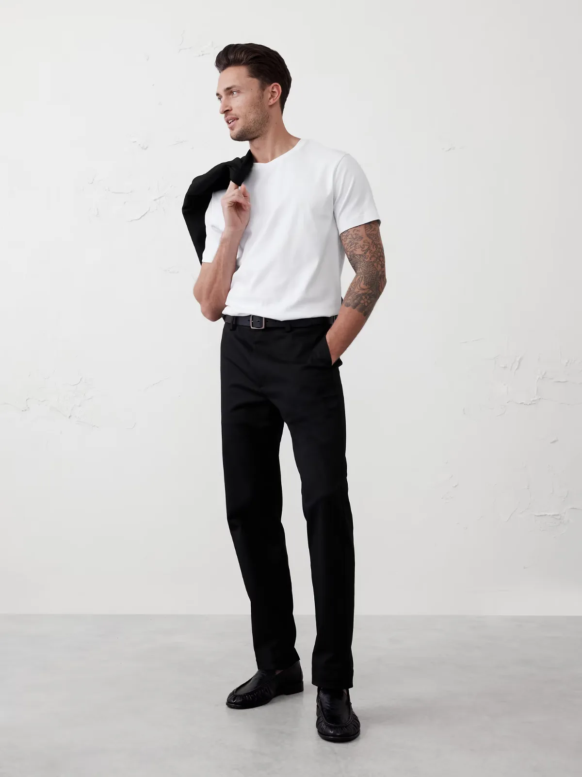 Luxe Touch Crew-Neck T-Shirt by Banana Republic