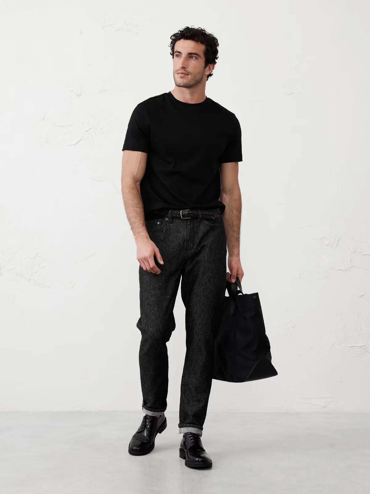 Luxe Touch Crew-Neck T-Shirt by Banana Republic