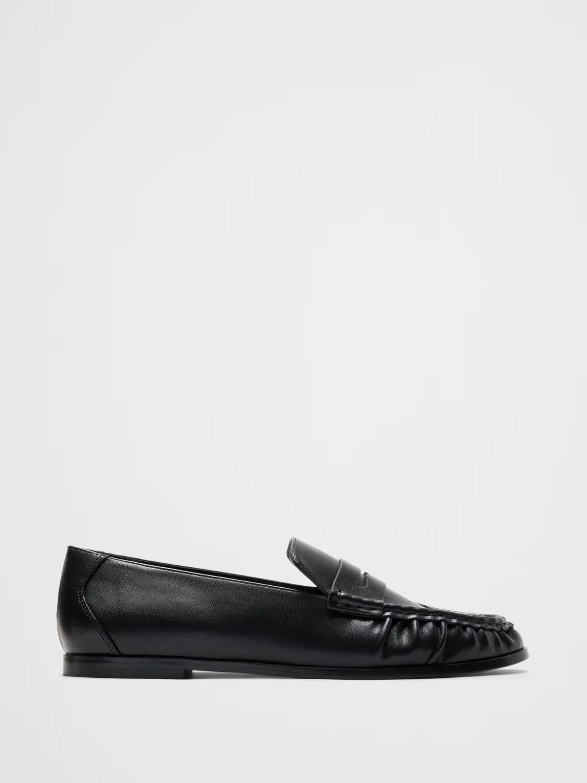 Vegan Leather Gathered Loafer by Banana Republic