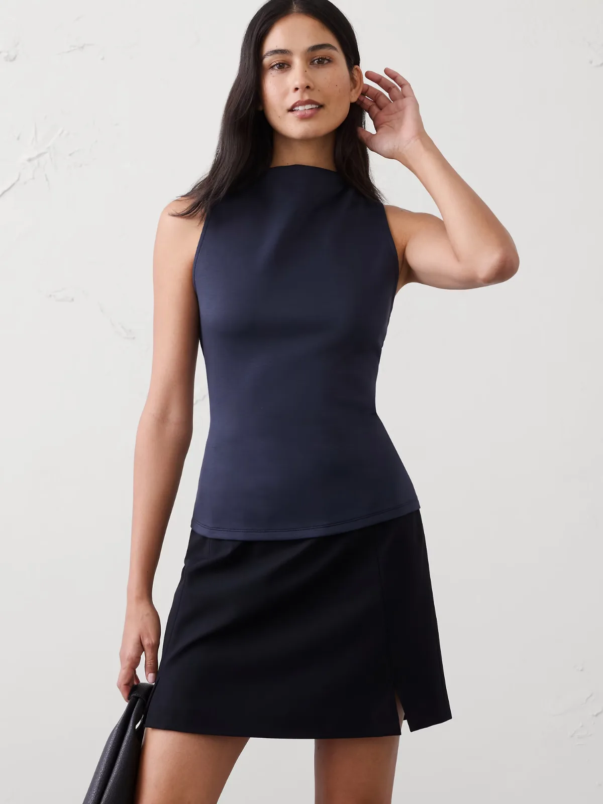 Soft Touch High-Neck Top