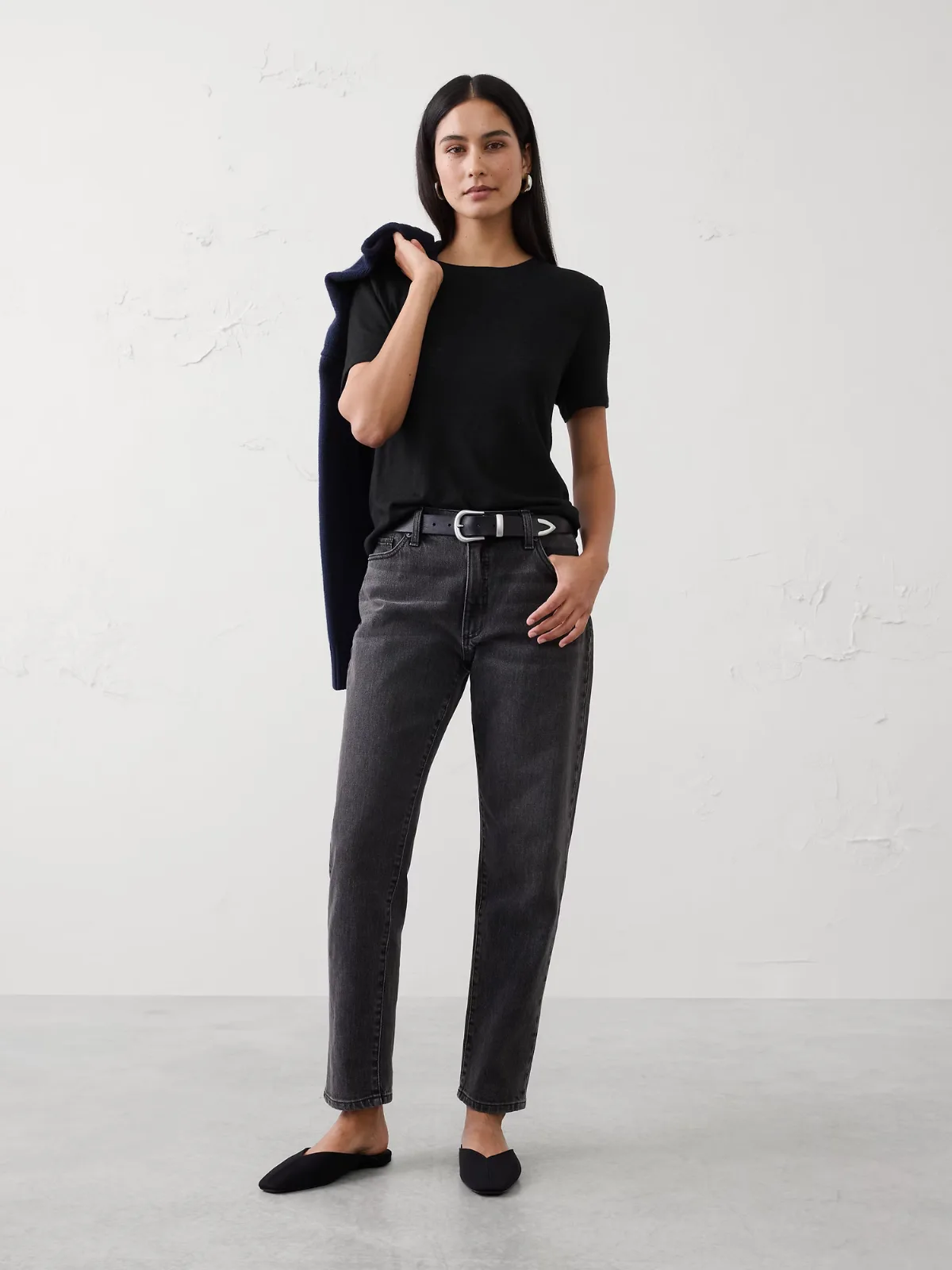 Linen-Blend T-Shirt by Banana Republic