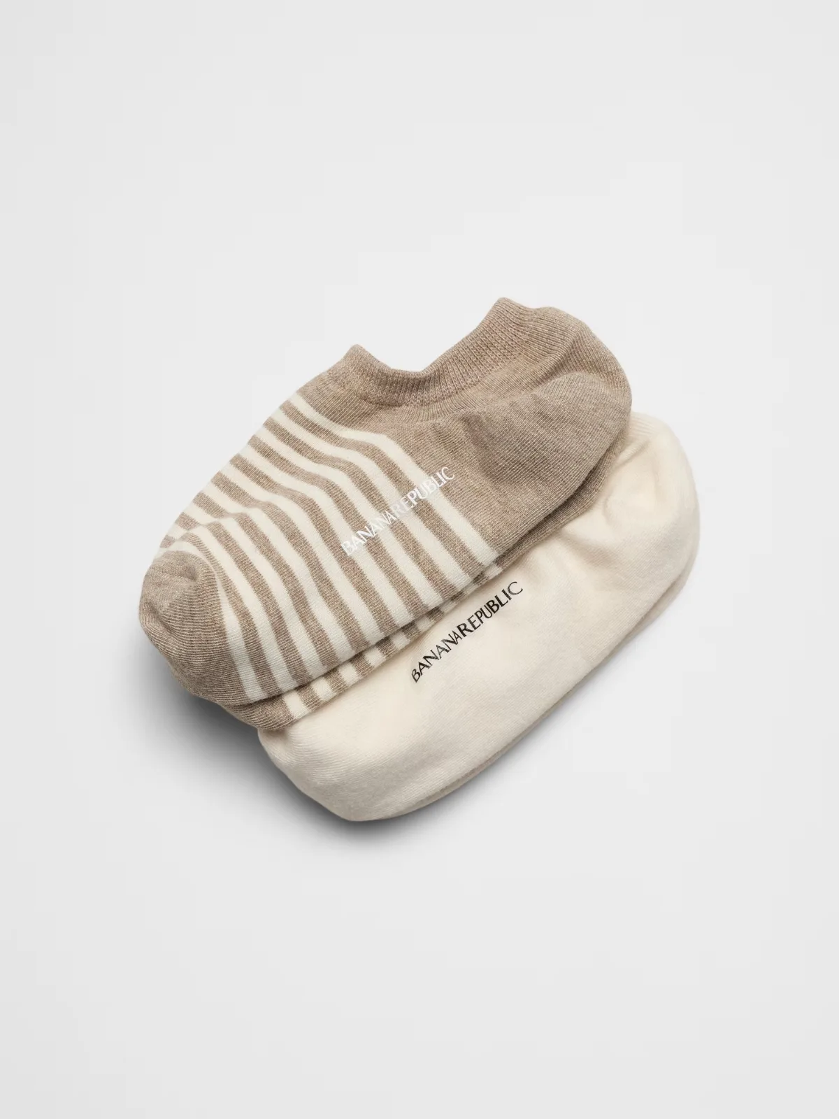 Striped No-Show Socks (2 Pack) by Banana Republic