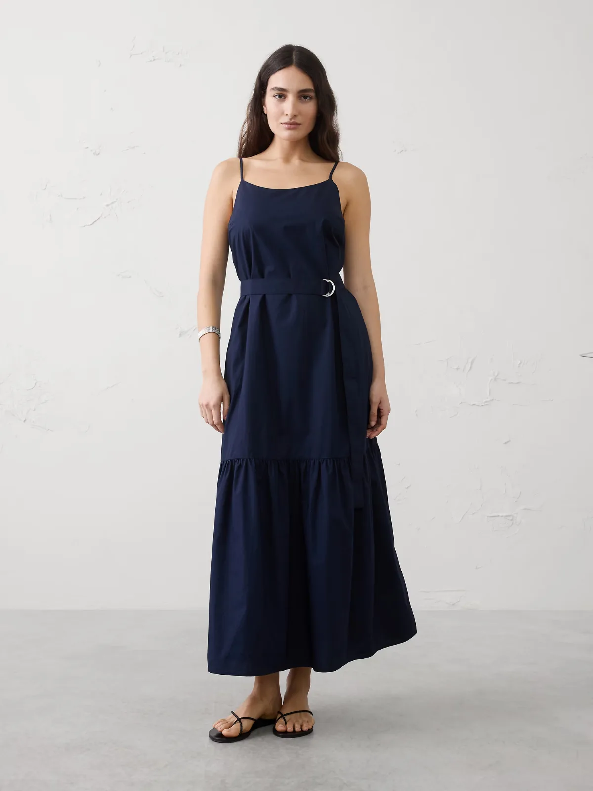 Strappy Tiered Maxi Dress