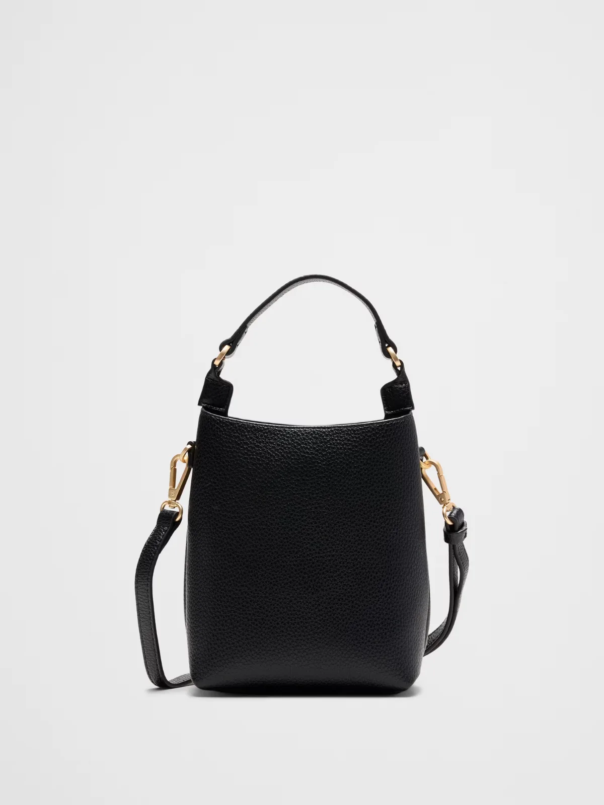 Vegan Leather Micro Mini Bucket Crossbody Bag by Banana Republic