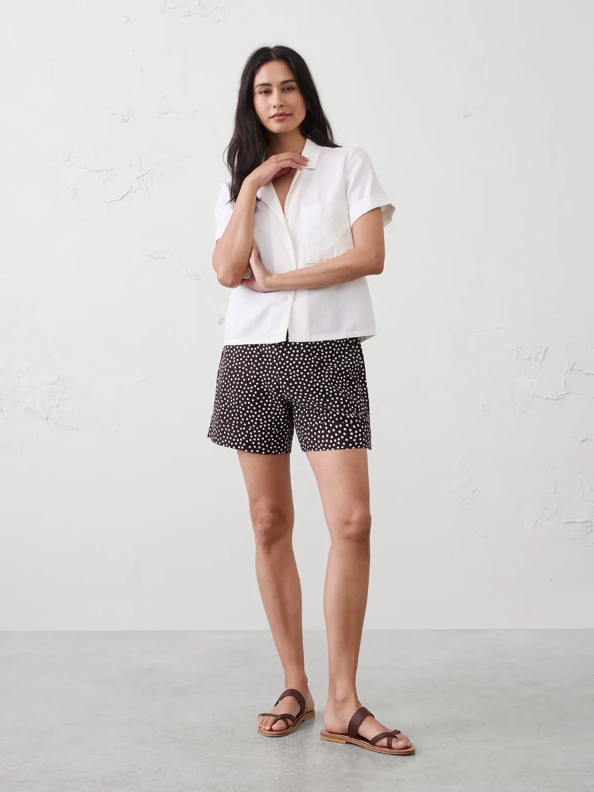 Anyday High-Rise Linen-Blend Short by Banana Republic