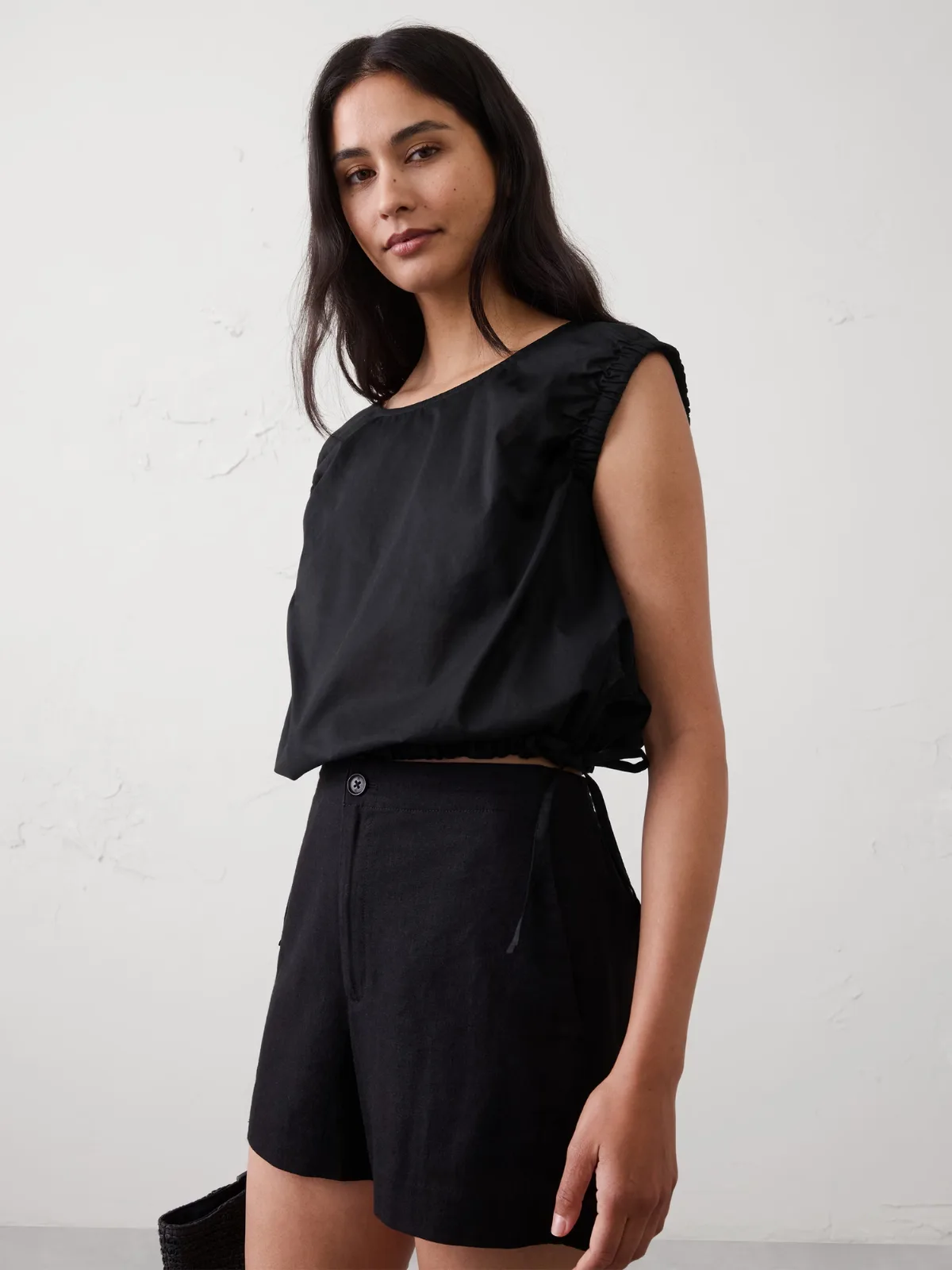 Voile Side-Tie Top by Banana Republic
