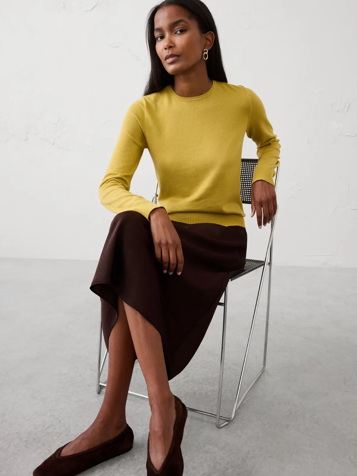 Forever Crew-Neck Sweater by Banana Republic