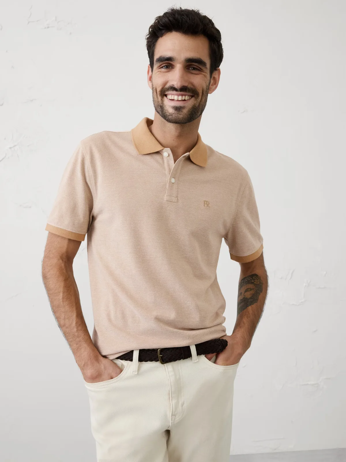 Standard-Fit Pique Polo by Banana Republic