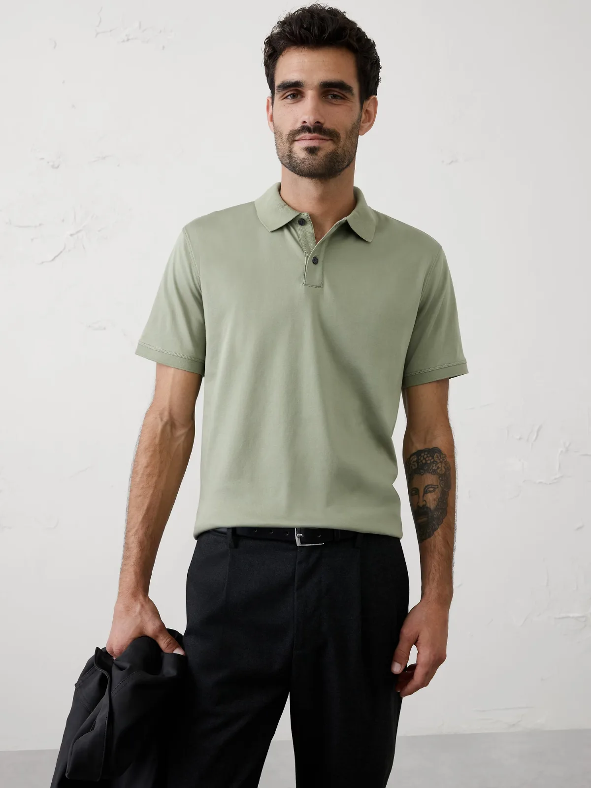 Standard-Fit Luxe Touch Polo by Banana Republic