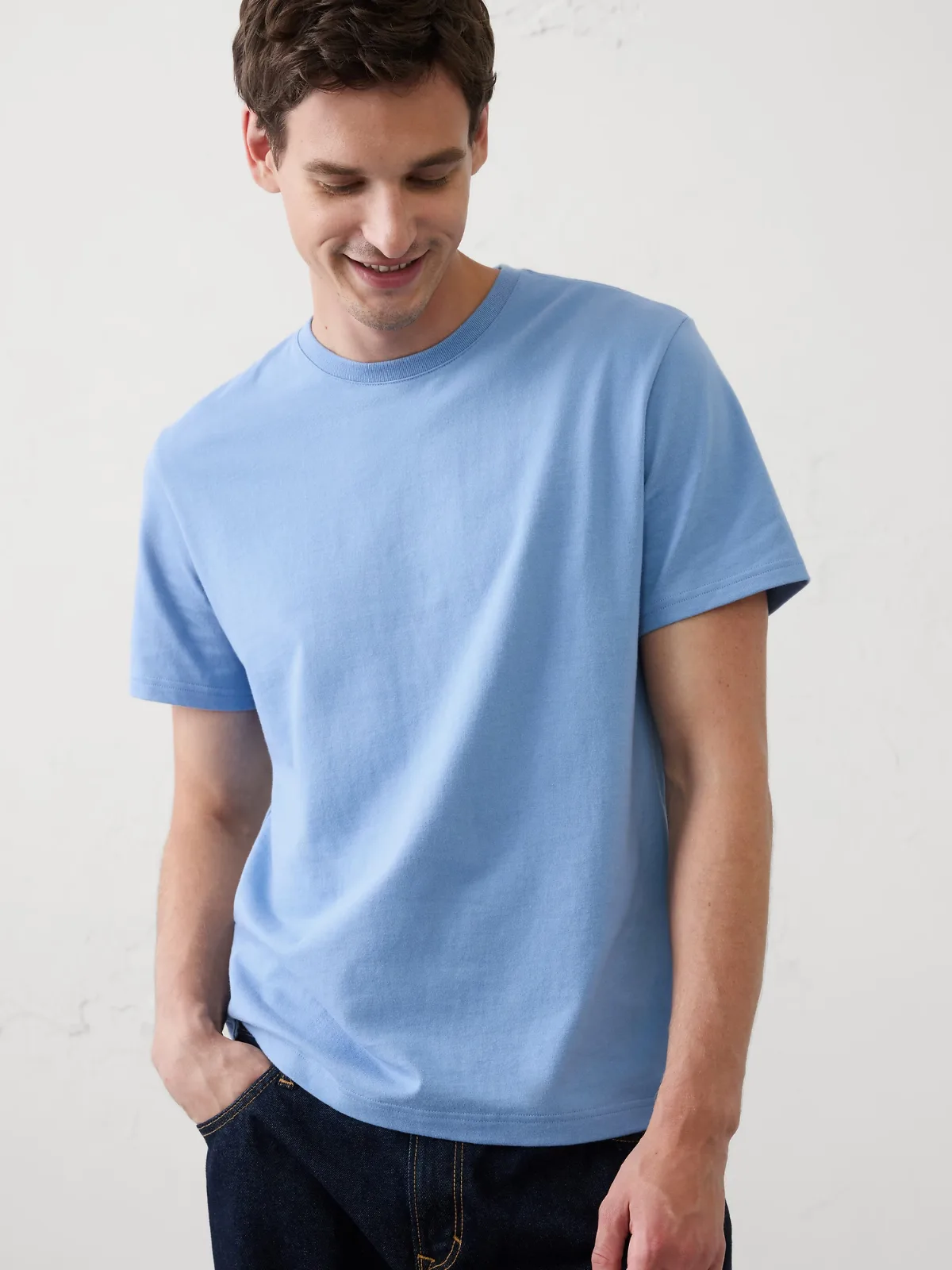 Signature Midweight Cotton T-Shirt by Banana Republic