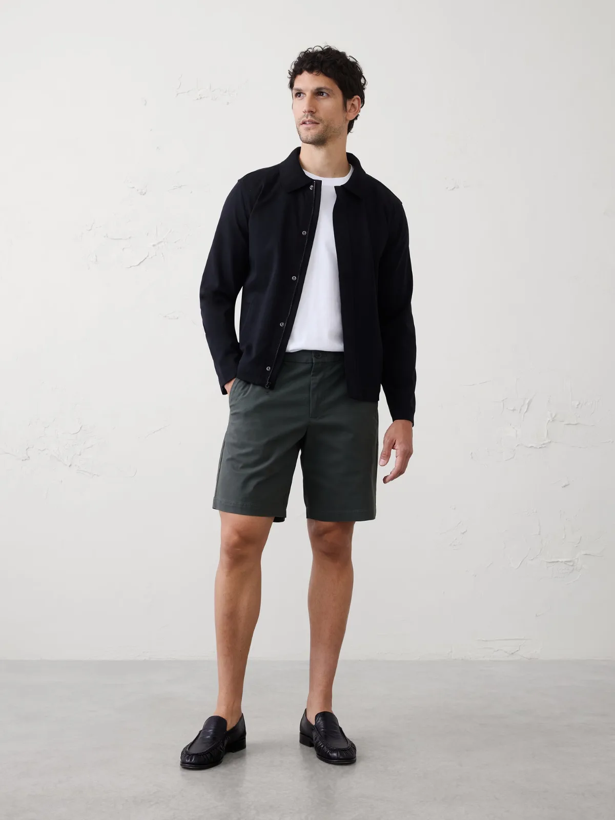 Luxe Touch Full Zip Jacket by Banana Republic