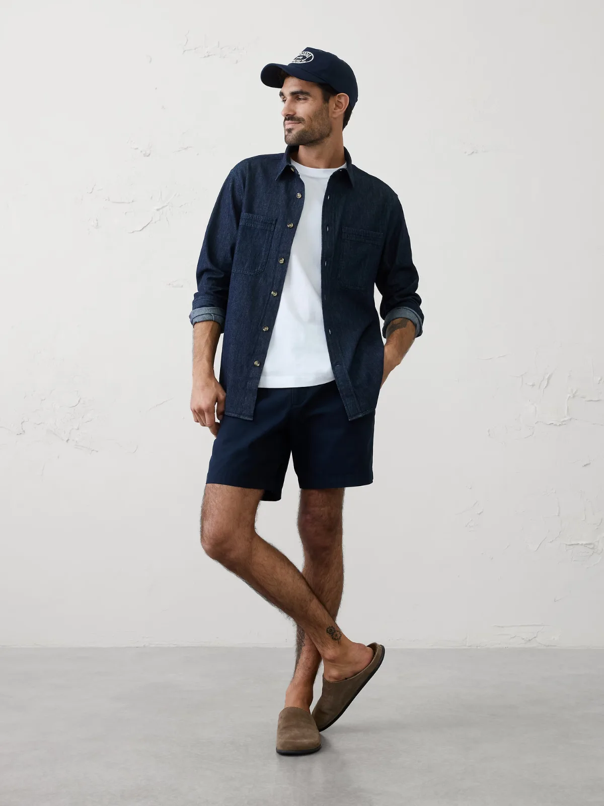 Standard-Fit Denim Heritage Shirt by Banana Republic