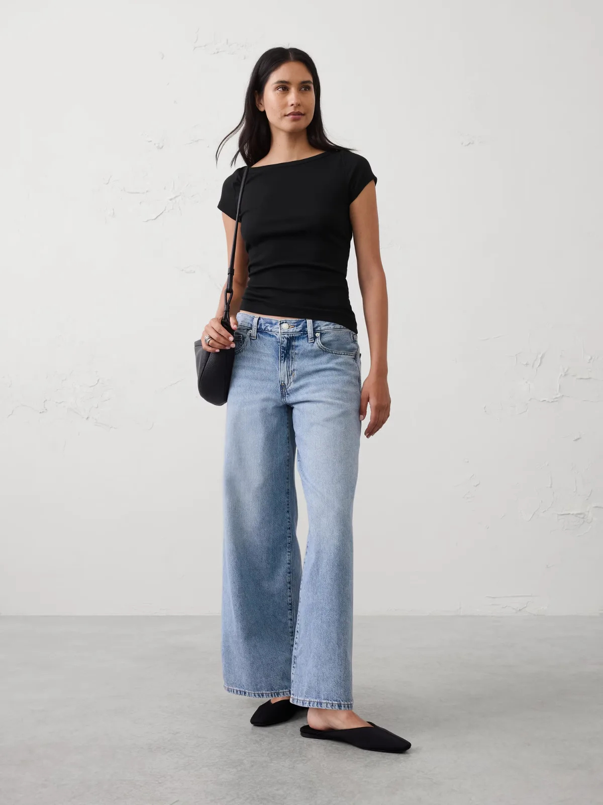 Ribbed Boatneck Top by Banana Republic