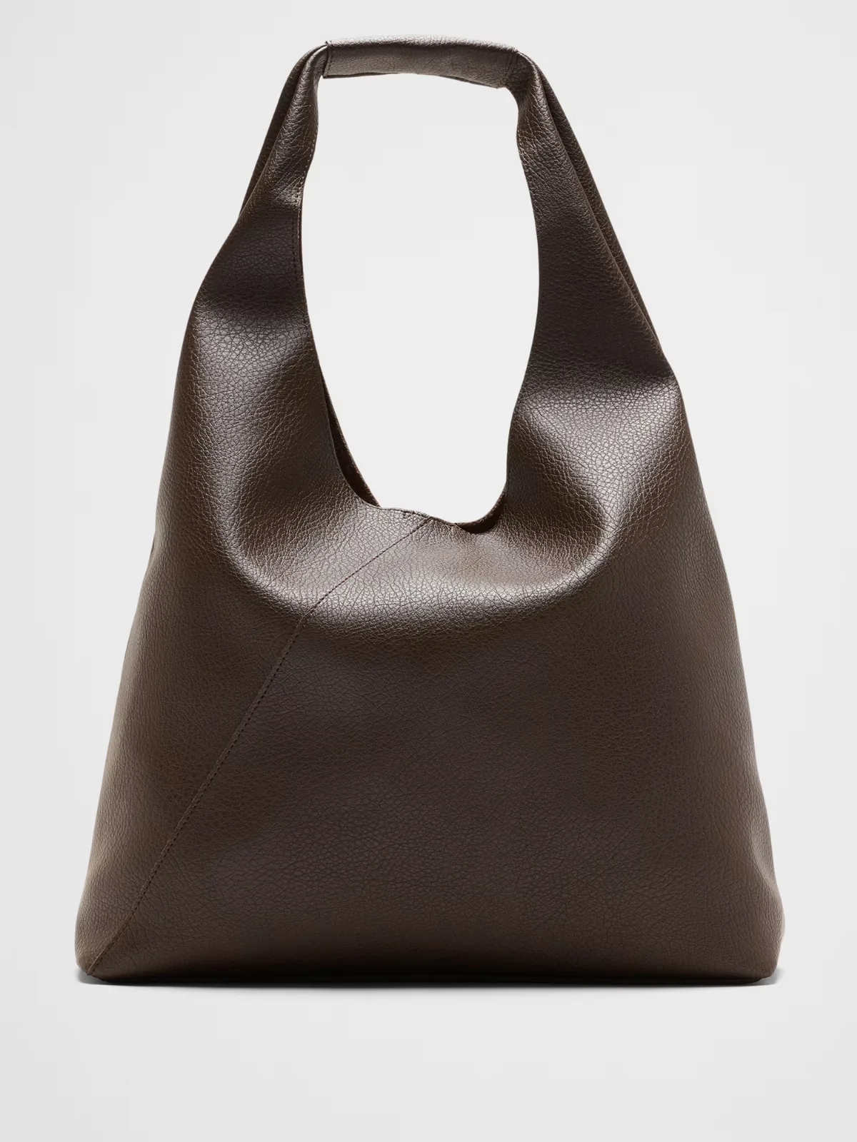 Vegan Leather Slouchy Tote