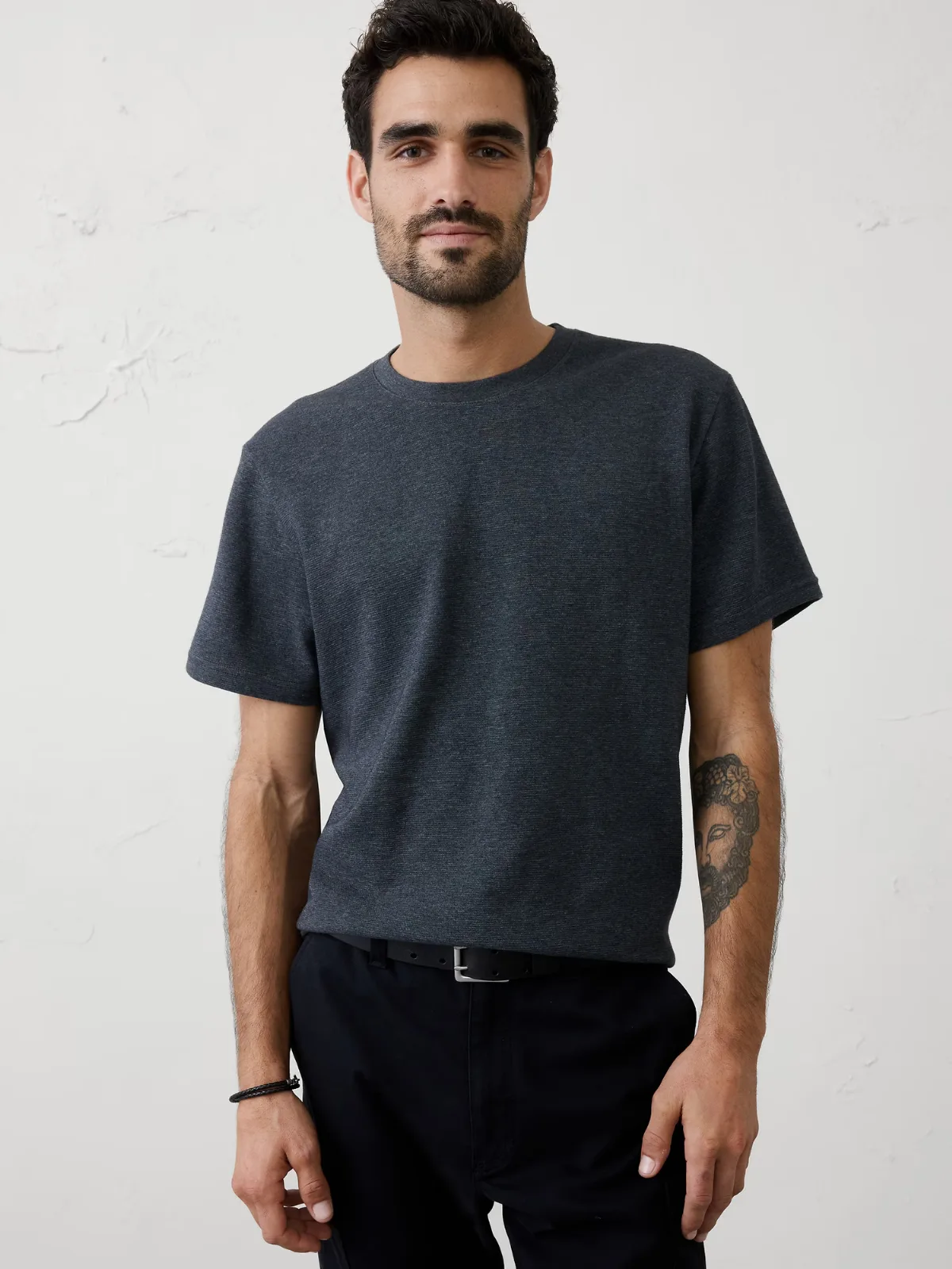 Standard-Fit Ottoman T-Shirt by Banana Republic